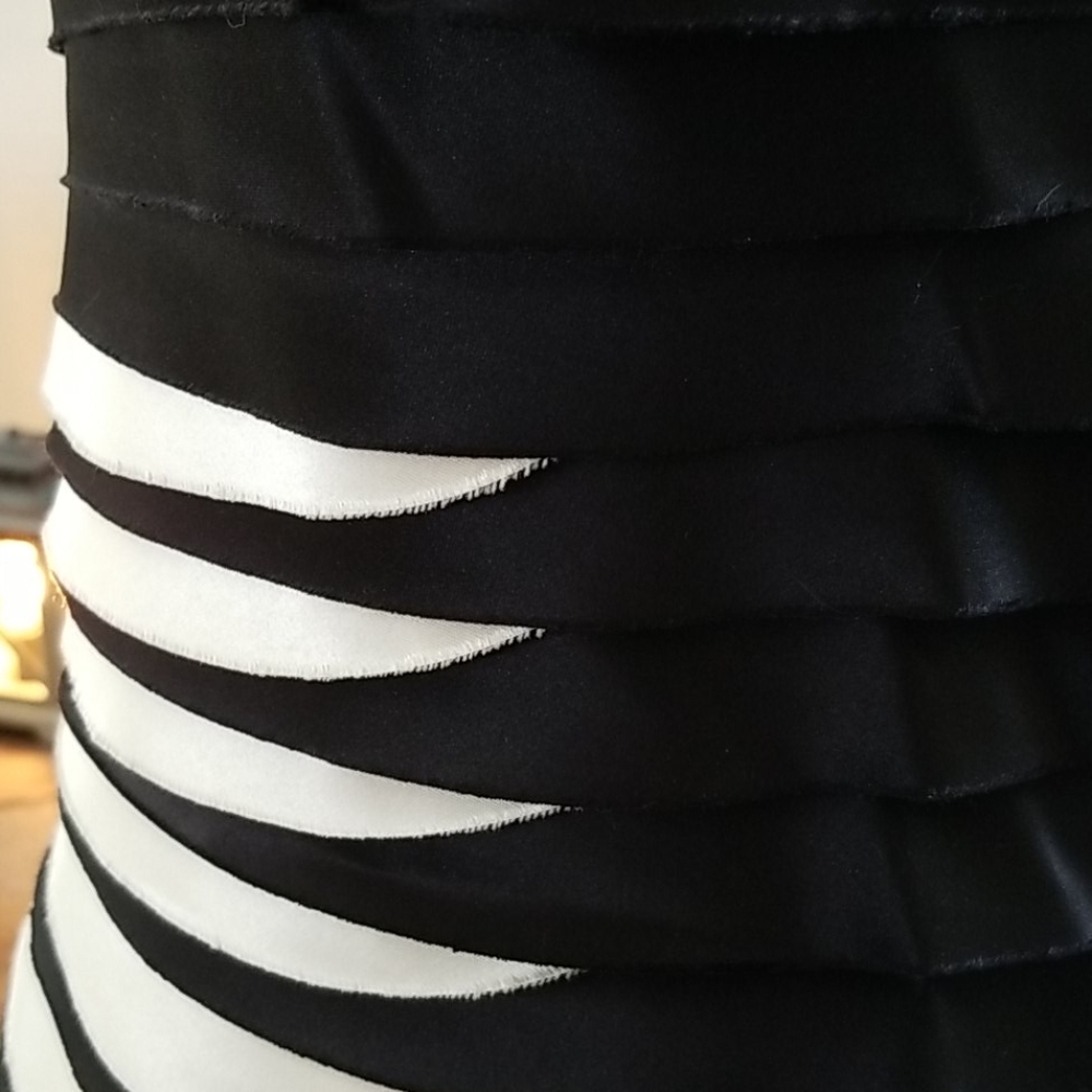 Black and White Formal Dress - Picture 5 of 6
